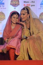 Juhi Aslam as Zakira and Meghna NAidu as Benazir at the launch of Jodha Akbar e-book and mobile game_52dbac46de8a0.jpg