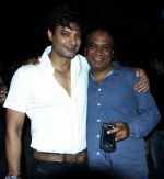 rahul bhat & vipin sharma at a surprise birthday party for Sudhir Mishra by Rahul Bhat in Mumbai on 22nd Jan 2014_52e8910bd3786.jpg