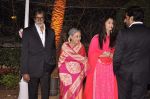 Amitabh bachchan, Jaya Bachchan, Aishwarya Bachchan, Abhishek Bachchan at Ahana Deol_s Wedding Reception in Mumbai on 2nd Feb 2014 (43)_52ef9fc7b193e.JPG
