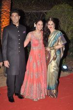 Vaibhav Arora, Ahana Deol, Rekha at Ahana Deol_s Wedding Reception in Mumbai on 2nd Feb 2014 (57)_52efa3ed33ccd.JPG
