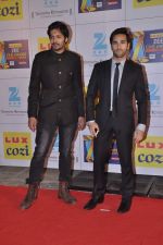 Ali Fazal, Pulkit Samrat at Zee Awards red carpet in Filmcity, Mumbai on 8th Feb 2014 (28)_52f779758f207.JPG
