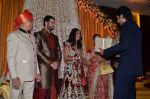 Abhishek Bachchan at Rajiv and Megha_s wedding reception in Sahara Star, Mumbai on 25th Feb 2014 (54)_530dd2c3534fd.JPG