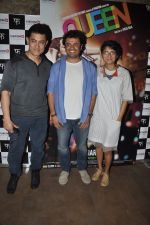 Aamir Khan, Kiran Rao, Vikas Bahl at Queen Screening in Lightbox, Mumbai on 8th March 2014 (54)_531d96c762967.JPG
