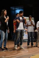 Izabelle Liete, Tanuj Virwani, Aditya Seal at Purani Jeans promotions at Thadomal College in Bandra, Mumbai on 23rd March 2014 (111)_53301d53ad62e.JPG