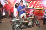 Varun Dhawan takes Ekta Kapoor for a bike ride to promote Main Tera Hero in Goregaon, Mumbai on 31st March 2014 (37)_533aa5310d9de.JPG