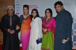 Shabana Azmi, Javed Akhtar, Tanvi azmi at the red carpet for Manish Malhotra Show Men for Mijwan in Mumbai on 1st April 2014  (209)_533bf0884d678.JPG