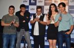 Aamir Khan, Subhash Ghai, Kriti Sanon, Tiger Shroff, Jackie Shroff at Heropanti launch in Mumbai on 4th April 2014 (155)_533fd9a323c5e.JPG