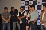 Aamir Khan, Subhash Ghai, Kriti Sanon,Tiger Shroff, Jackie Shroff at Heropanti launch in Mumbai on 4th April 2014 (32)_533fd6b5d1028.JPG