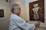 Gulzar at painting exhibition - epic on rock in cymroza, Mumbai on 15th April 2014 (45)_534e1c662f970.JPG