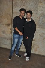 Arjun Kapoor, Karan Johar at 2 states special screening in Lightbox, Mumbai on 16th April 2014 (18)_534f4cb831701.JPG