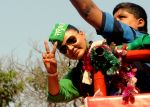 Rakhi Sawant (Candidate of Rashtriya Aam Party from North West Mumbai) during her finale rally (5)_5355f6ed82c1d.JPG