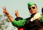 Rakhi Sawant (Candidate of Rashtriya Aam Party from North West Mumbai) during her finale rally (6)_5355f707d0922.JPG