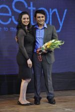 Shruti Marathe, Gaurav Ghatnekar at Tujhi Majhi Lovestory film promotions in Dadar, Mumbai on 12th May 2014 (27)_537183fdabf6b.JPG