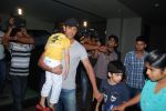 Hrithik Roshan with his kids at X Men screening in Light Box, Mumbai on 23rd May 2014 (37)_538086ad01985.JPG
