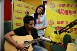 Armaan Jain and Deeksha Seth at Radio Mirchi Mumbai studio for promotion of Lekar Hum Deewana Dil (9)_5392752177b92.jpg