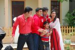 Sumeet Raghavan, Vinay Rohrra, Sujay Bhagwe, Rupali Bhosale at Transformers integration with Sab TV serial Bade Door Se Aaye Hain in Malvani, Mumbai on 16th June 2014 (60)_53a0294bacbaf.JPG