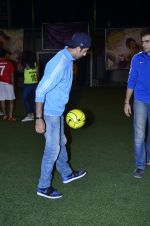 Ranbir Kapoor plays soccer with Armaan Jain to promote Lekar Hum Deewana Dil in Chembur, Mumbai on 17th June 2014 (149)_53a178b37a8c2.JPG