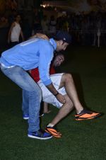 Ranbir Kapoor plays soccer with Armaan Jain to promote Lekar Hum Deewana Dil in Chembur, Mumbai on 17th June 2014 (173)_53a178bc6620e.JPG