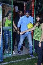 Ranbir Kapoor, Deeksha Seth plays soccer with Armaan Jain to promote Lekar Hum Deewana Dil in Chembur, Mumbai on 17th June 2014 (134)_53a178c7b3e95.JPG