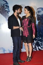 Shraddha Kapoor, Shahid Kapoor at the promotion of Haider on 8th July 2014 (56)_53bbd5ec77324.JPG