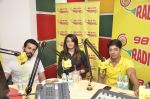 Jay Bhanushali, Surveen Chawla and Sushant Singh at Radio Mirchi Mumbai for promotion of Hate Story 2_53bcf0d255f88.jpg