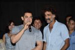 Aamir Khan, Makrand Deshpande at the Premiere of Makrand Deshpande_s Saturday Sunday movie in Chitra Cinema on 6th Aug 2014 (99)_53e35b07f2bb2.JPG