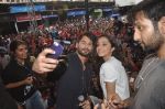 Shraddha Kapoor, Shahid Kapoor at Haider promotions at Umang College festival  in Parle, Mumbai on 15th Aug 2014 (323)_53ef4caf04192.JPG