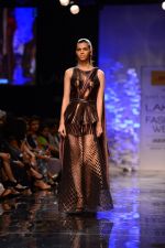 Model walk the ramp for Amit Aggarwal at Lakme Fashion Week Winter Festive 2014 Day 1 on 19th Aug 2014 (1081)_53f46383ce30e.JPG