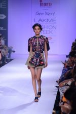 Model walk the ramp for Gen Next Show at Lakme Fashion Week Winter Festive 2014 Day 2 on 20th Aug 2014 (161)_53f4682ae8ea2.JPG