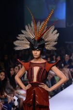 Model walk the ramp for Gen Next Show at Lakme Fashion Week Winter Festive 2014 Day 2 on 20th Aug 2014 (313)_53f468f8150e7.JPG