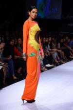 Model walk the ramp for Surendry at Lakme Fashion Week Winter Festive 2014 Day 2 on 20th Aug 2014  (49)_53f4827b7e22e.JPG