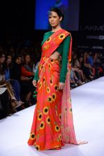 Model walk the ramp for Surendry at Lakme Fashion Week Winter Festive 2014 Day 2 on 20th Aug 2014  (86)_53f482af411d8.JPG