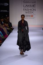 Model walk the ramp for Sashikant Naidu at Lakme Fashion Week Winter Festive 2014 Day 3 on 21st Aug 2014 (3)_53f741881b1b6.JPG