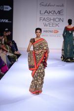 Model walk the ramp for Sashikant Naidu at Lakme Fashion Week Winter Festive 2014 Day 3 on 21st Aug 2014 (65)_53f741e3cebdb.JPG