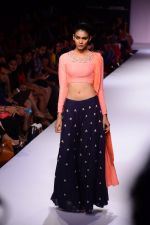 Model walk the ramp for Payal Singhal at LFW 2014 Day 5 on 23rd Aug 2014 (141)_53faf95185bba.JPG