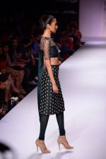 Model walk the ramp for Payal Singhal at LFW 2014 Day 5 on 23rd Aug 2014 (161)_53faf9688fb90.JPG
