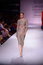 Model walk the ramp for Payal Singhal at LFW 2014 Day 5 on 23rd Aug 2014 (195)_53faf9915a350.JPG