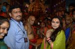 Rani Mukherjee at Chinchpokli Ganpati in Mumbai on 1st Sept 2014 (237)_54056b42dc215.JPG
