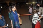 Sridevi snapped with Boney Kapoor & Daughters in Mumbai Airport on 11th Sept 2014 (24)_54129e6501a04.JPG