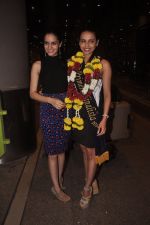 Gail Nicole Da Silva, Miss India snapped after she returns from as winner from contest in Airport on 20th Sept 2014 (135)_541eb4c5632a9.JPG