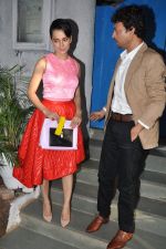 Irrfan Khan and Kangana Ranaut snapped in Olive on 20th Sept 2014 (1)_541eb4db30777.JPG