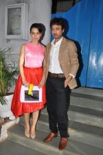 Irrfan Khan and Kangana Ranaut snapped in Olive on 20th Sept 2014 (94)_541eb53e0dd29.JPG