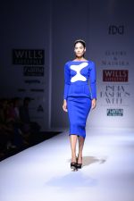 Model walk the ramp for Gauri Nainika Show on wills day 2 on 9th Oct 2014 (5)_54377025606fa.JPG