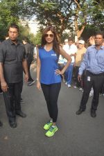 Shilpa Shetty at Marathon run in Mumbai on 9th Nov 2014 (16)_54605d21b3b8f.JPG