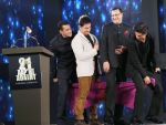 Shahrukh Khan, Salman Khan, Aamir Khan, Rajat Sharma at 21years of India Tv_s Iconic Show Aap Ki Adalat celebration function in pragati Maidan on 2nd Dec 2014 (33)_547f3dbf0453c.JPG