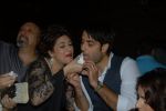 Vahbiz feeding cake to Vivian Dsena at Vahbbiz Dorabjee_s bday in Mumbai on 3rd Dec 2014_5480072a296e7.jpg