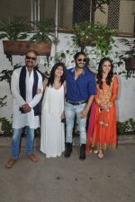 Jitendra Joshi, Amruta Khanvilkar, Shreyas Talpade,Deepti Talpade at the First Look & Theatrical Trailer launch of Shreyas Talpade starrer Baji in mumbai on 9th Dec 2_5487f10966849.JPG