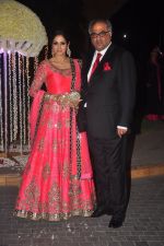Sridevi, Boney Kapoor at Riddhi Malhotra & Tejas Talwalkar_s wedding reception in J W Marriott, Mumbai on 15th Dec 2014 (126)_548fed8308ec7.JPG