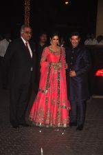 Sridevi, Boney Kapoor, Manish malhotra at Riddhi Malhotra & Tejas Talwalkar_s wedding reception in J W Marriott, Mumbai on 15th Dec 2014 (42)_548fec1262bbd.JPG