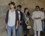  Amit Thackeray, Anushka Sharma, Sharmila Thackeray, Raj Thackeray at Special screening of PK for Sachin Tendulkar & Raj Thackeray on 16th Dec 2014 (59)_5491714340d83.JPG